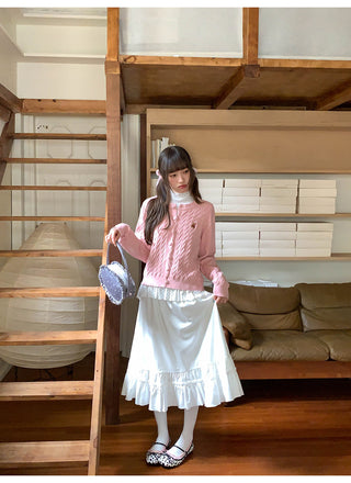 corduroy patchwork skirt