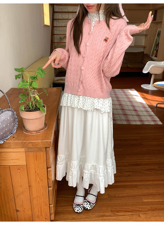 corduroy patchwork skirt