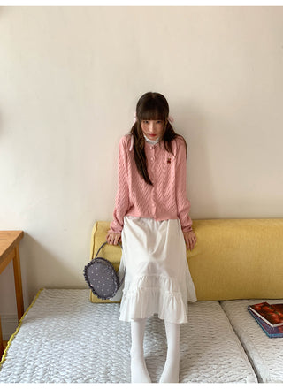 corduroy patchwork skirt