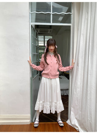 corduroy patchwork skirt