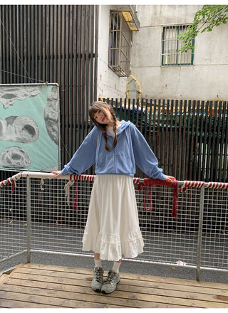 corduroy patchwork skirt