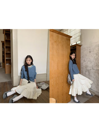 corduroy patchwork skirt