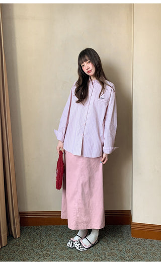 curved pocket skirt