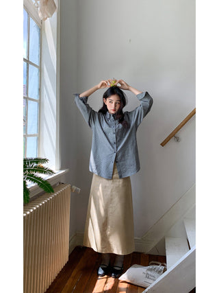 curved pocket skirt