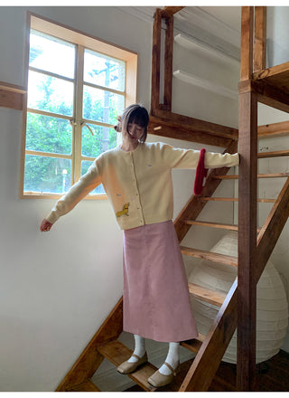curved pocket skirt