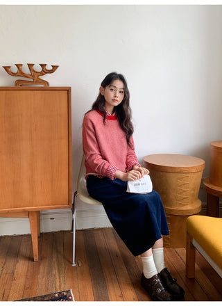 curved pocket skirt