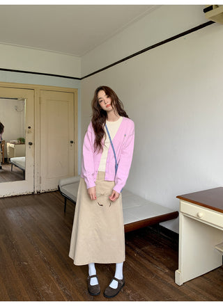 curved pocket skirt