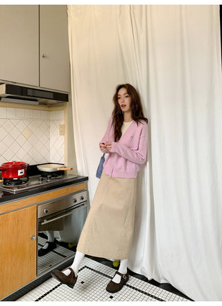 curved pocket skirt