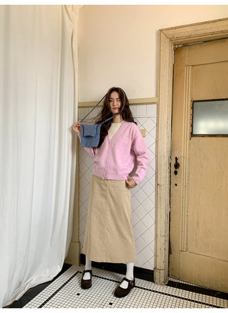 curved pocket skirt