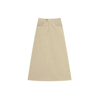 curved pocket skirt