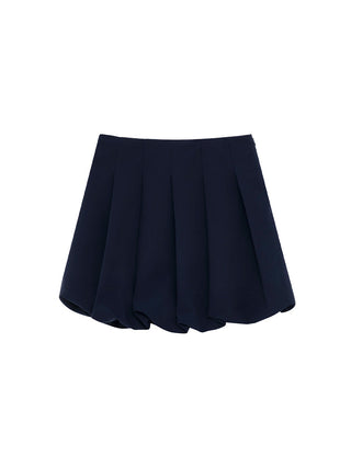 pleated bud skirt