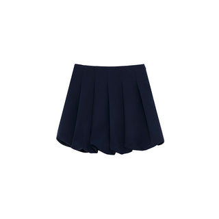 pleated bud skirt