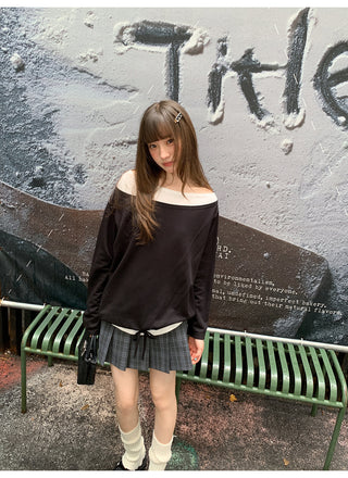 plaid pleated skirt