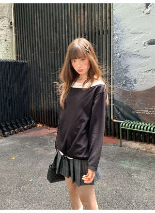 plaid pleated skirt