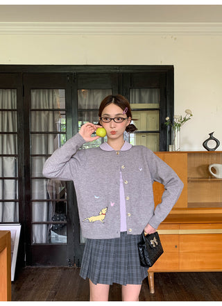 plaid pleated skirt