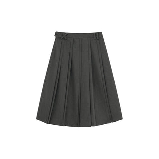 gradient pleated skirt