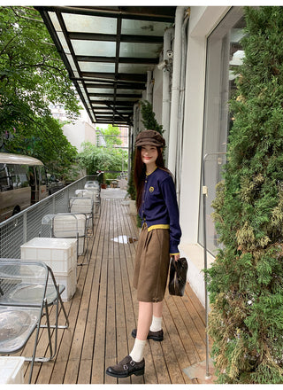 plaid brushed pants