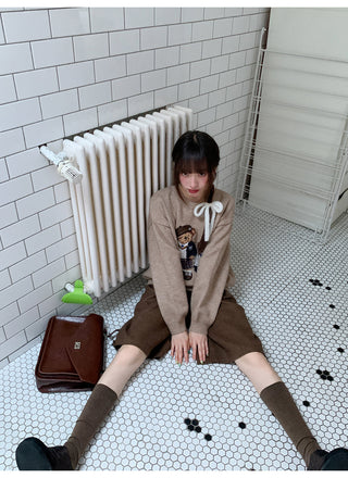 plaid brushed pants