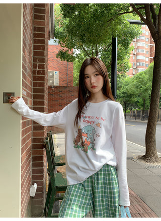 green plaid trousers
