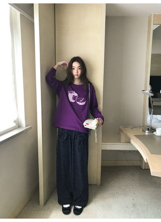 corduroy floral pants