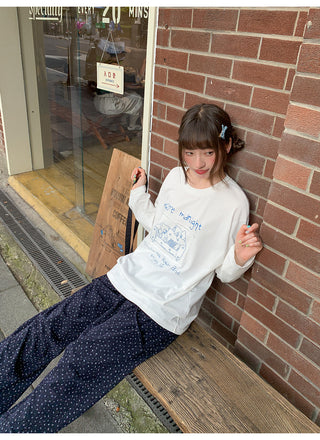 corduroy floral pants