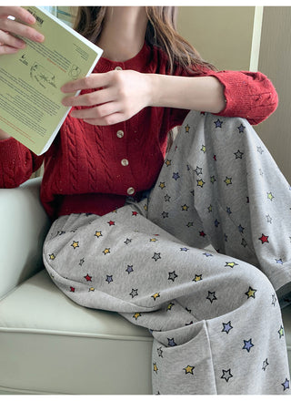 printed sweatpants