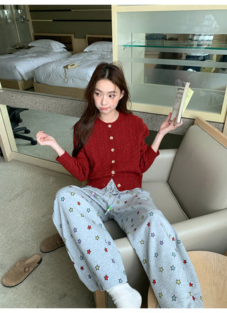 printed sweatpants