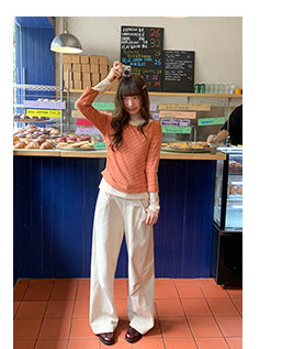 split waist pants