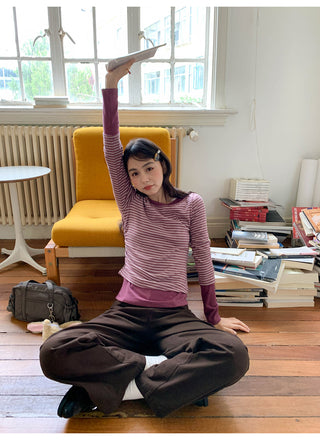 split waist pants