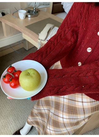 colored dot sweater