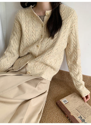 colored dot sweater