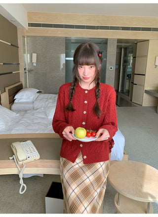 colored dot sweater