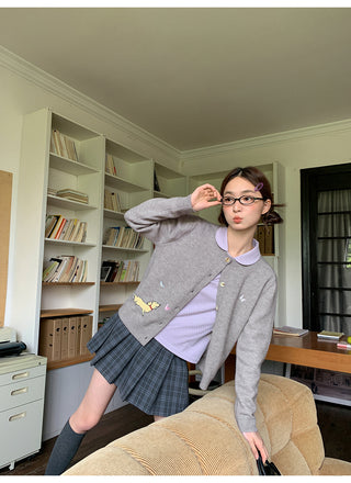 butterfly knit cardigan