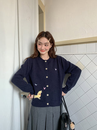 butterfly knit cardigan