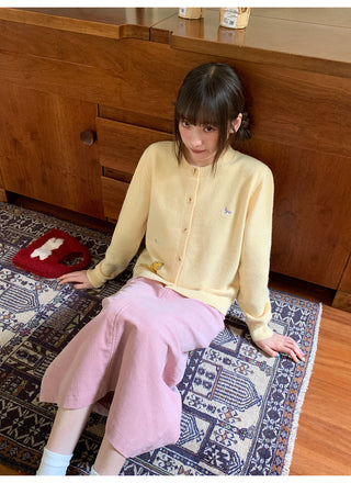 butterfly knit cardigan