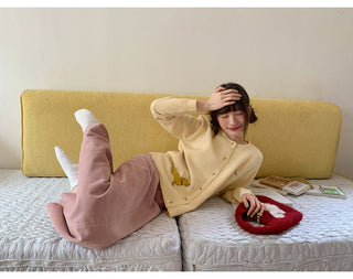 butterfly knit cardigan