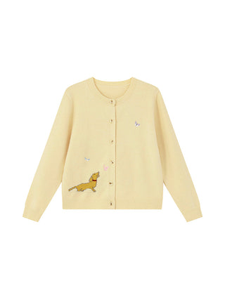 butterfly knit cardigan