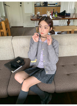 butterfly knit cardigan