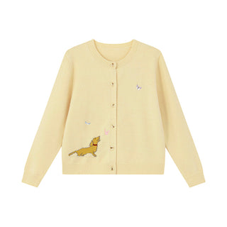 butterfly knit cardigan
