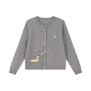 butterfly knit cardigan