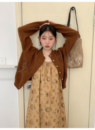 yarn line cardigan