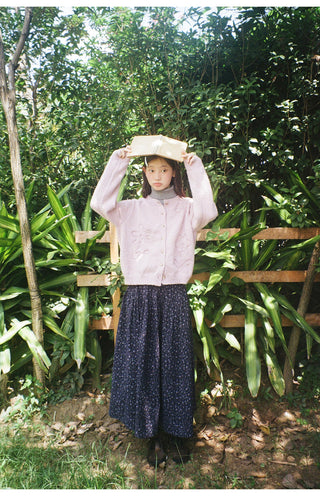 yarn line cardigan