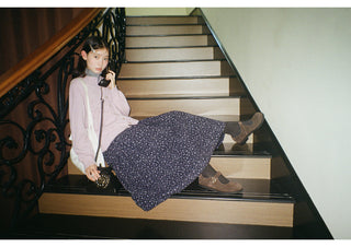 yarn line cardigan