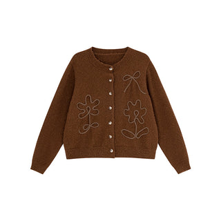 yarn line cardigan