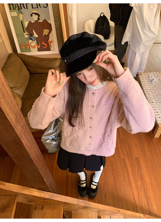 yarn line cardigan