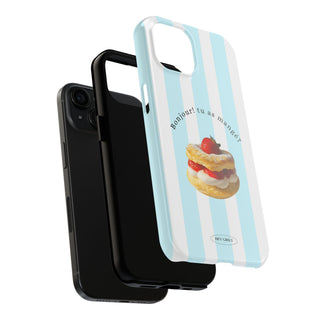 French Patisserie Striped iPhone Case