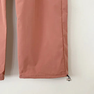 Summer Wide Elastic Training 2-Way Jogger String Cargo Pants
