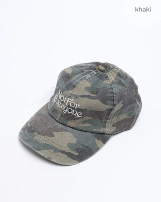 Lettering military pattern cap