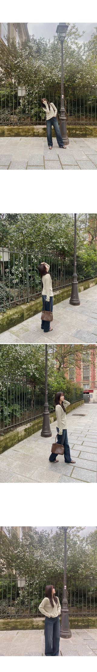 One-shoulder boat neck knit - 4 colors
