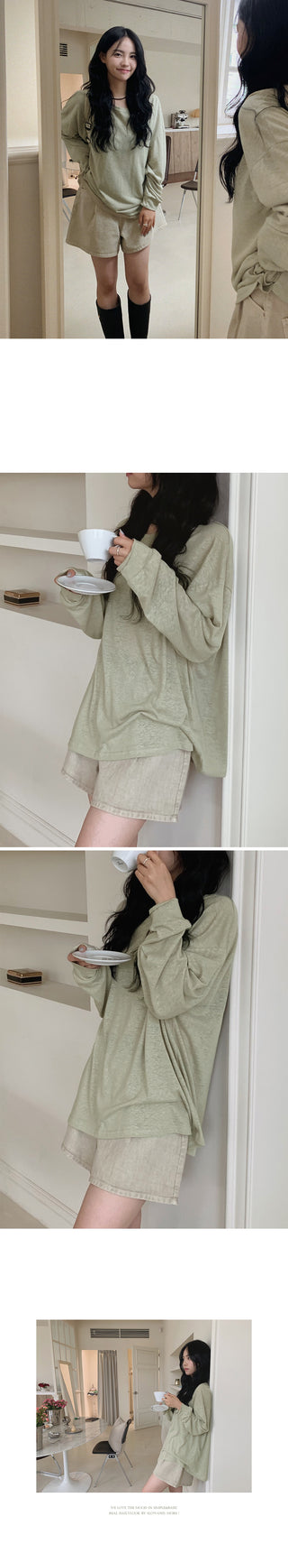 Sweat Linen T-Shirt - 4 Colors